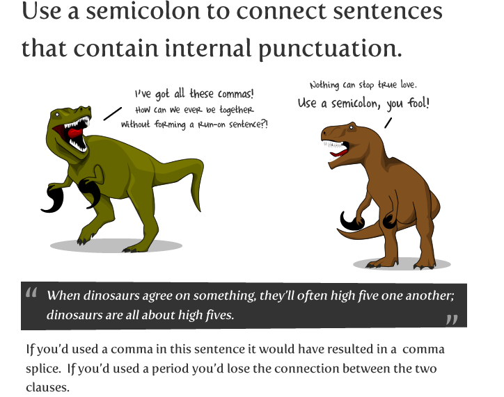 rules semicolons